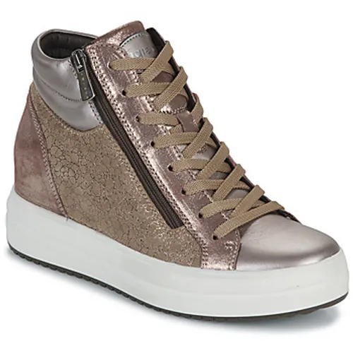 IgI&CO  DONNA SHIRLEY  women's Shoes (High-top Trainers) in Grey