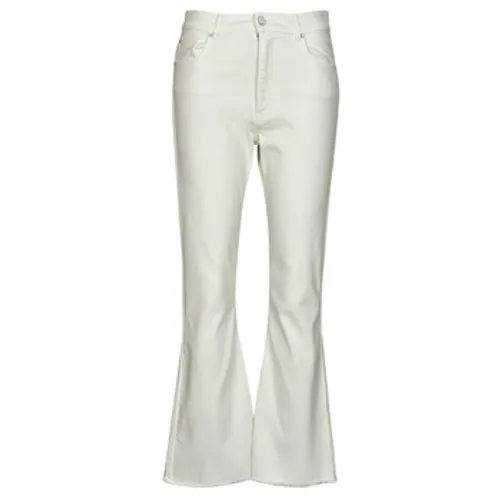 Ikks  BW29065  women's Flare / wide jeans in White