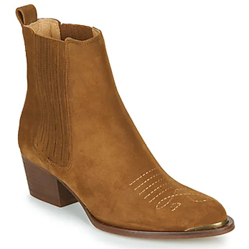 Ikks  TIAG SUEDE  women's Low Ankle Boots in Brown