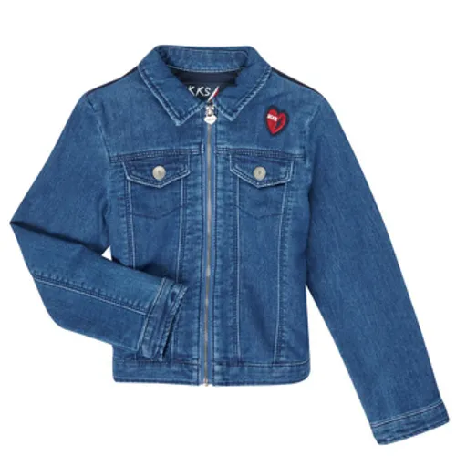 Ikks  XR40052  girls's Children's Denim jacket in Blue