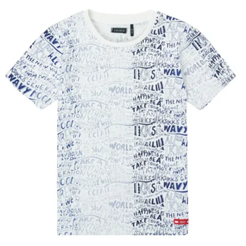 Ikks  XS10063-19-C  boys's Children's T shirt in Multicolour