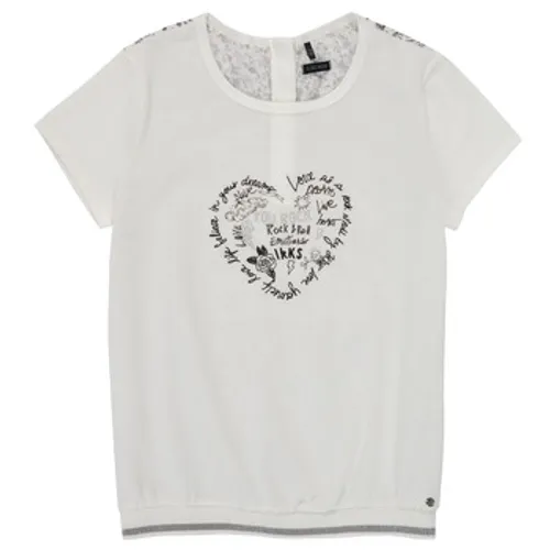 Ikks  XS10242-19-J  girls's Children's T shirt in White