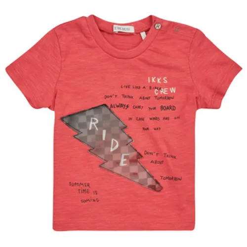 Ikks  XW10071  boys's Children's T shirt in Red