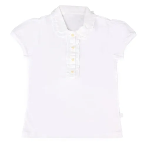 Il Gufo , Kids Polo Shirt ,White female, Sizes: