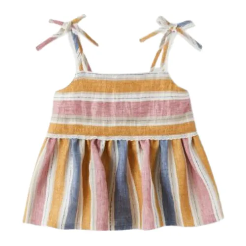Il Gufo , MultiColour Striped Kids Top ,Multicolor female, Sizes: