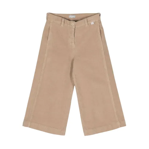 Il Gufo , Stylish Brown Trousers for Girls ,Brown female, Sizes: