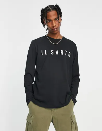Il Sarto long sleeve core t-shirt in black