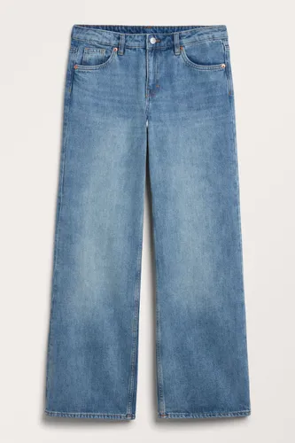 Imoo low waist wide leg jeans - Blue