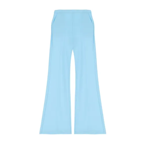 Imperial , Slim Fit Trousers ,Blue female, Sizes: