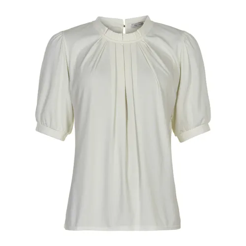 IN Front , Blouses 14852 ,White female, Sizes: