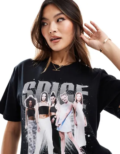 In The Style spice girls t-shirt in black