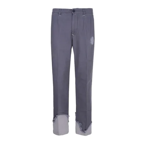 Incotex , Contrast Trousers ,Gray male, Sizes: