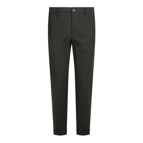 Incotex , Herringbone trousers ,Gray male, Sizes: