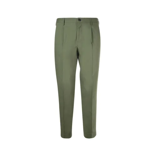 Incotex , Incotex Trousers Green ,Green male, Sizes: