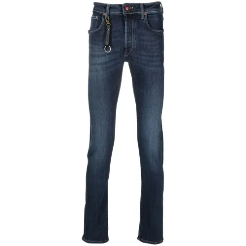 Incotex , Men`s Clothing Jeans Blue Aw23 ,Blue male, Sizes: