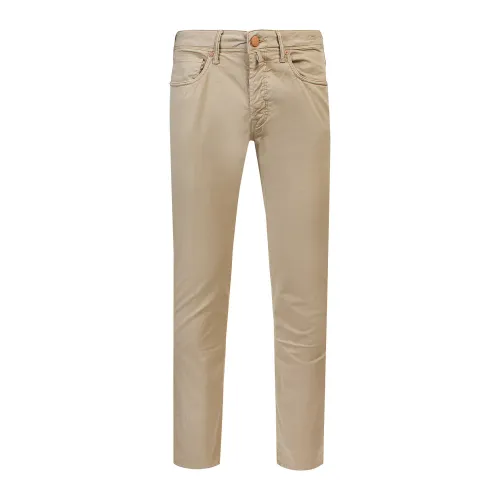 Incotex , Mens Clothing Trousers Beige Ss22 ,Beige male, Sizes: