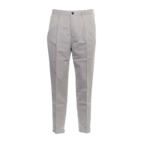 Incotex , Mens Clothing Trousers Grey Ss24 ,Gray male, Sizes: