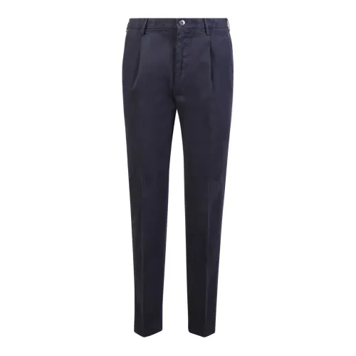 Incotex , Straight trousers ,Blue male, Sizes: