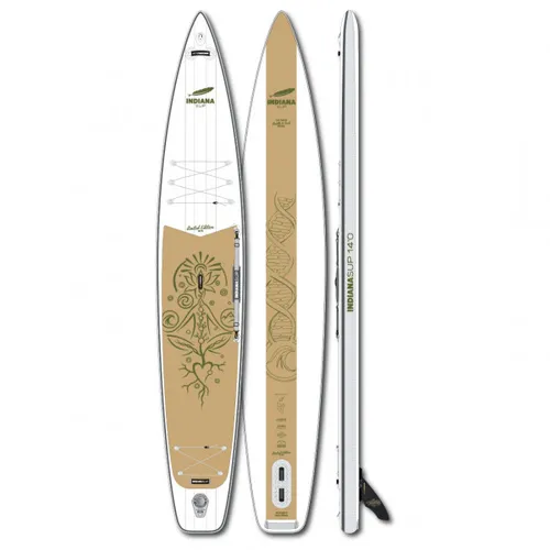 Indiana - 14'0 Touring LTD Inflatable - SUP board size 426,7 x 78,7 x 15 cm, white/yellow