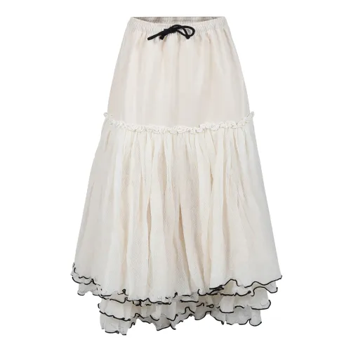 Infantium Victoria , Elegant Ivory Skirt ,White unisex, Sizes: