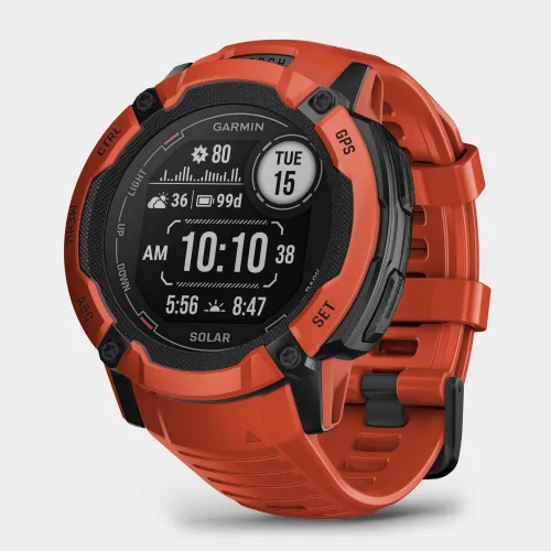 Instinct 2X Solar Multi-Sport GPS Smartwatch, Red