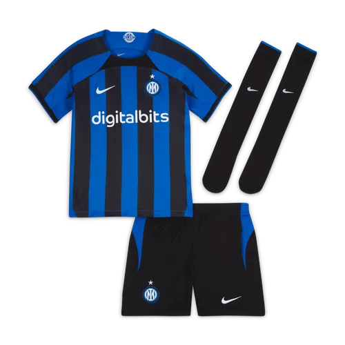 Inter Milan 2022/23 Home Younger Kids' Nike Football Kit - Blue