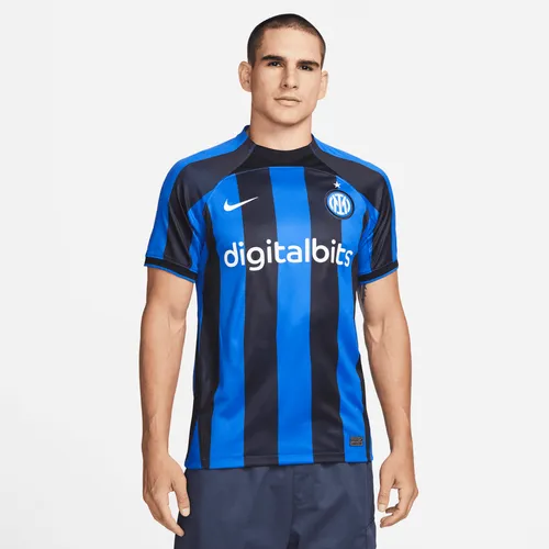 Inter Milan 2022/23 Stadium Home Men's Nike Dri-FIT Football Shirt - Blue - Polyester