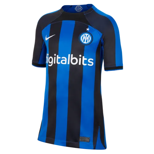 Inter Milan 2022/23 Stadium Home Older Kids' Nike Dri-FIT Football Shirt - Blue - Polyester