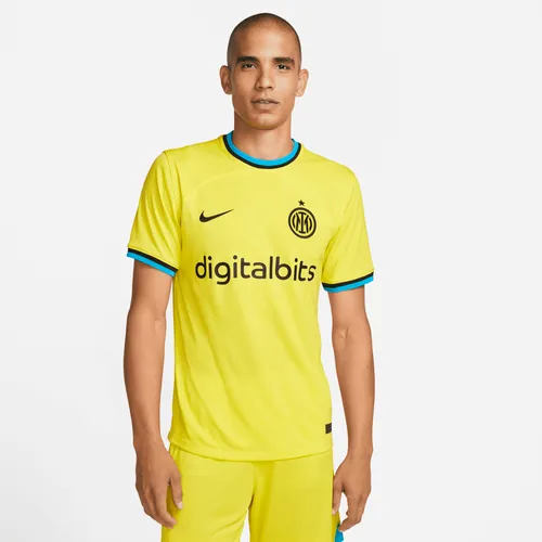 Inter Milan 2022/23 Stadium Third Men's Nike Dri-FIT Football Shirt - Yellow - Polyester
