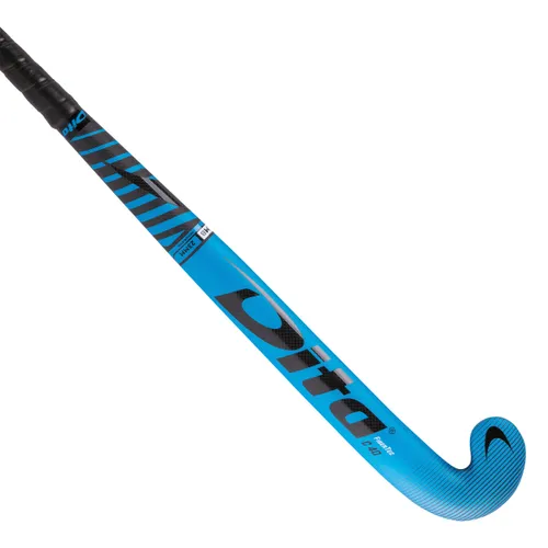 Intermediate 40% Carbon Mid Bow Field Hockey Stick Fibertecc40 - Blue