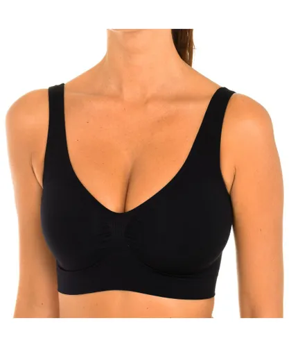 Intimidea Reggiseno Kita 110626 WoMens shaping bra - Black Polyamide