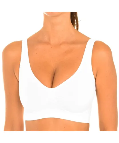 Intimidea Reggiseno Kita 110626 WoMens shaping bra - White Polyamide