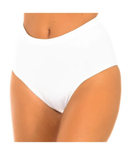 Intimidea Womens Seamless hips and buttocks girdle panties 310473 woman - White Polyamide