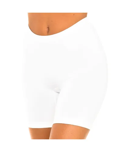 Intimidea Womens Seamless short hip and buttock girdle 410135 woman - White Polyamide