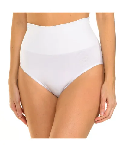 Intimidea Womenss microfiber fabric shaping high brief 311300 - White Polyamide