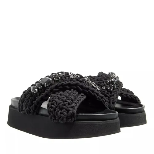 INUIKII Sandals - Woven Stones Platform - black - Sandals for ladies
