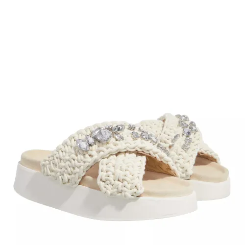 INUIKII Sandals - Woven Stones Platform - creme - Sandals for ladies
