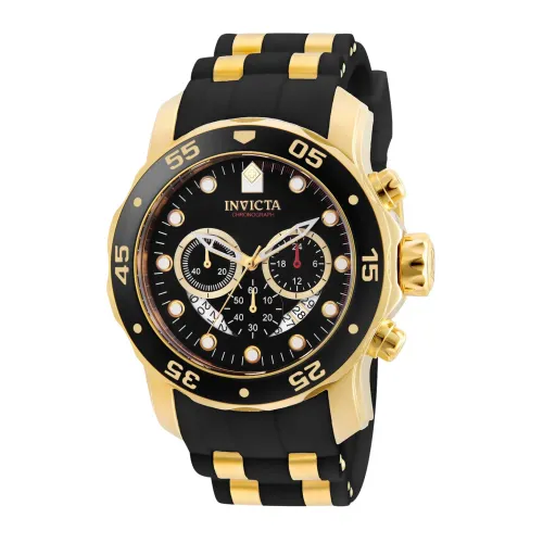 Invicta Watches , Pro Diver - Scuba 6981 Men Watch - 48mm ,Yellow male, Sizes: ONE SIZE
