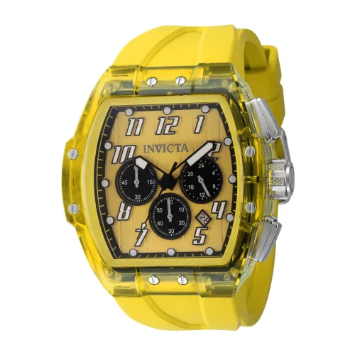 Invicta Watches , S1 Rally Quartz Watch - Yellow Dial ,Yellow male, Sizes: ONE SIZE