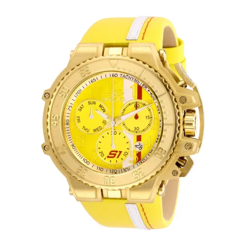 Invicta Watches , S1 Rally - Race Team 28397 Men's Quartz Watch - 58mm ,Yellow male, Sizes: ONE SIZE