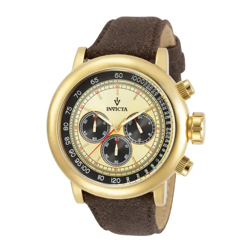Invicta Watches , Vintage Men's Quartz Watch ,Yellow male, Sizes: ONE SIZE