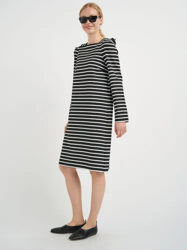 InWear Ruby Stripe Dress, Black/White - Black/White - Female