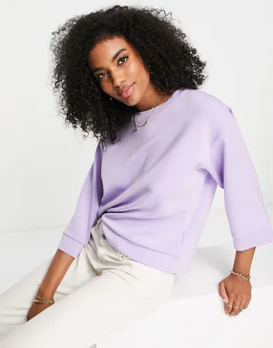 InWear soft touch jersey sweatshirt co-ord in lilac-Purple