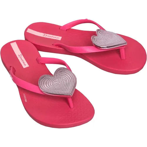 Ipanema Junior Girls Maxi Heart Sandals Pink Dot