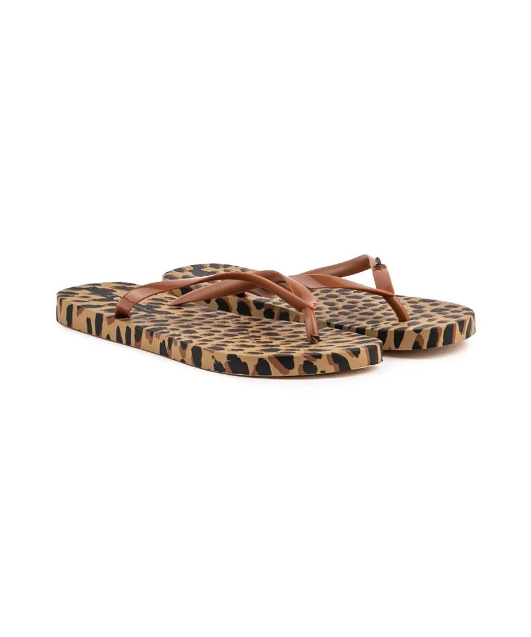 Ipanema Womens Animal Sandals - Tan Rubber