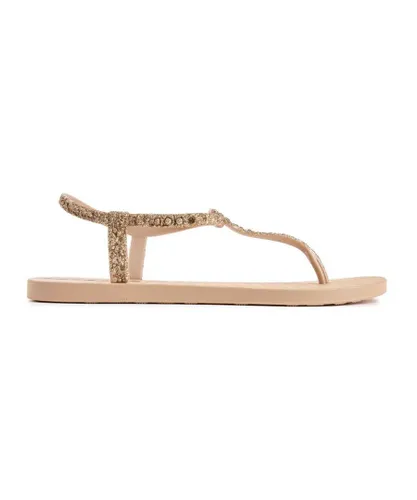 Ipanema Womens Classic Sandals - Gold Rubber