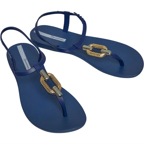 Ipanema Womens Sparkle Sandals Navy/Gold