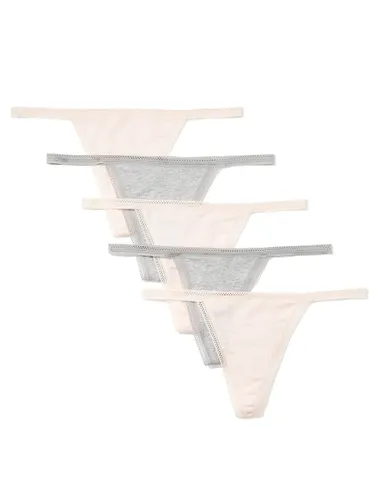 Iris & Lilly Women's Cotton G-String Knickers