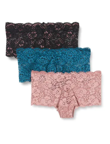 Iris & Lilly Women's Lace Cheeky Hipster Knickers