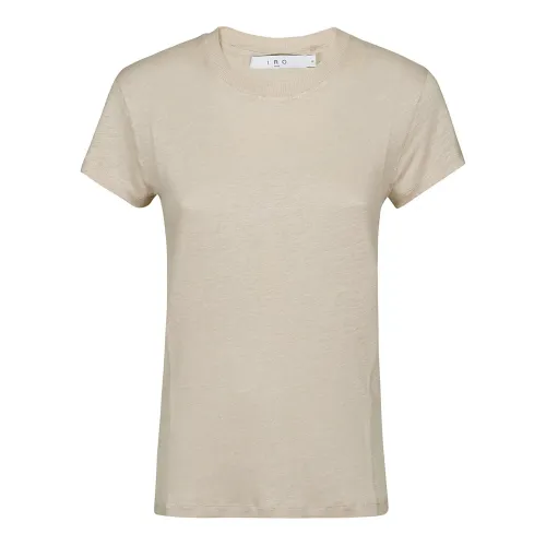 IRO , Light Beige Third T-Shirt ,Beige female, Sizes: